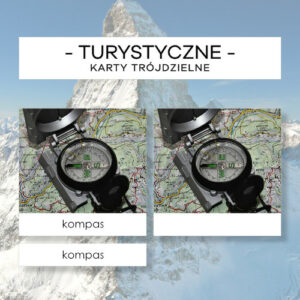 Turystyczne - karty trójdzielne 20 szt.