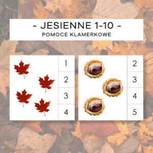 Jesienne 1-10 - pomoce klamerkowe