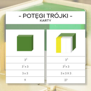 Kostka potęgi trójki - karty