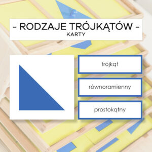 Rodzaje trójkątów - karty