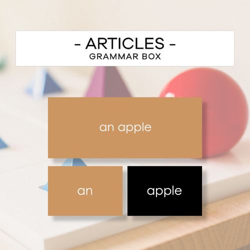 Grammar box 2 - Articles