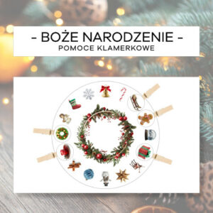 Boże Narodzenie - pomoce klamerkowe