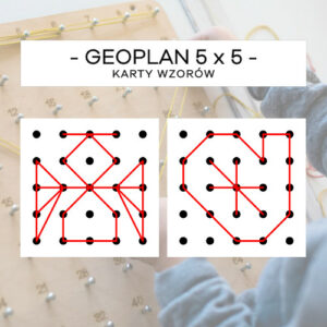 Geoplan 5x5 Boże Narodzenie - karty wzorów 20 szt.