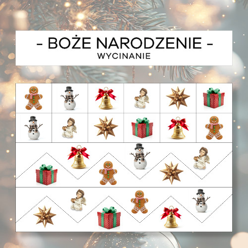 Boże Narodzenie - wycinanie