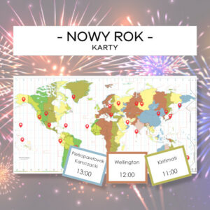 Nowy Rok - mapa + karty