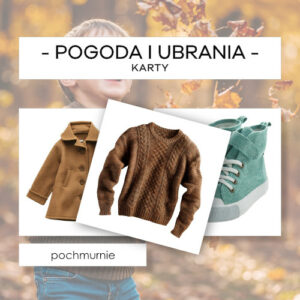 Pogoda i ubrania - karty 24 szt.