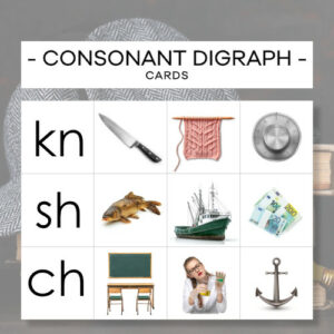 Consonant digraph – karty