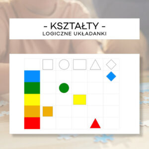 Kształty 1 - układanki logiczne