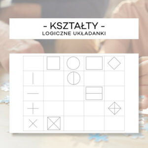 Kształty 2 - układanki logiczne