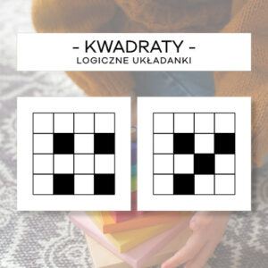 Kwadraty 1 - układanki logiczne