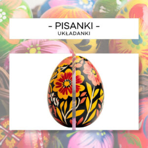 Pisanki- puzzle 12 szt.