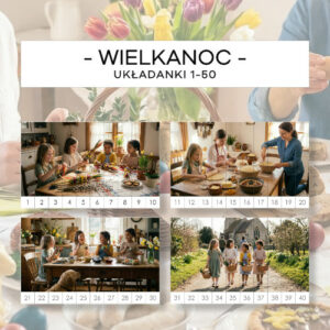 Wielkanoc 1-50 - układanki