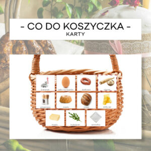 Co włożyć do koszyczka - karty