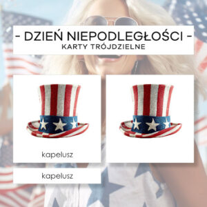 Dzień Niepodległości - karty trójdzielne 24 szt.