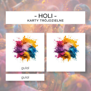 Holi - karty trójdzielne 12 szt.