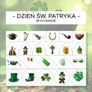 Dzień Świętego Patryka - wycinanie