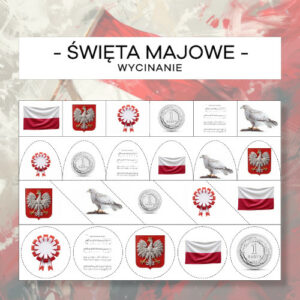 Święta majowe - wycinanie