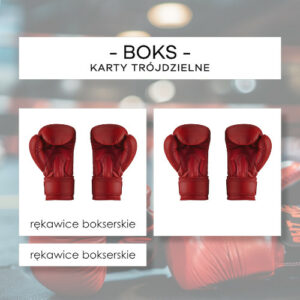Boks - karty trójdzielne 12 szt.