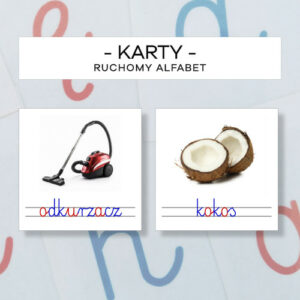 Karty obrazkowe do ruchomego alfabetu cz. 8
