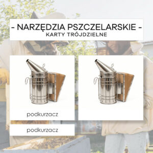 Narzędzia pszczelarskie - karty trójdzielne 24 szt.