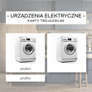 Urządzenia elektryczne - karty trójdzielne 36 szt.
