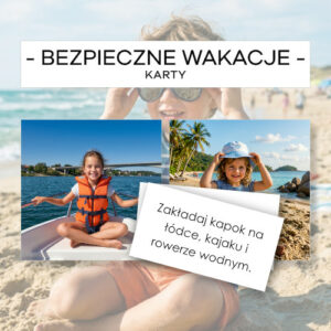 Bezpieczne wakacje - karty 24 szt.