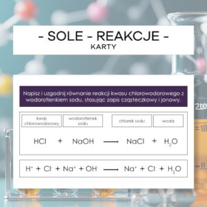 Sole - reakcje zobojętniania i dysocjacji