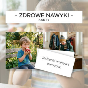 Zdrowe nawyki - karty 24 szt.